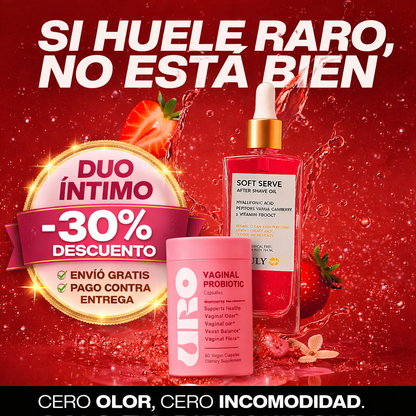 Combo Truly +Uro  rutina de bienestar íntimo. +2.534 Mujeres Satisfechas ⭐ 4.9 / 5