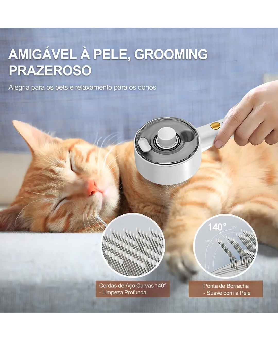 CEPILLO VAPORIZADOR PARA GATOS /⭐⭐⭐⭐⭐ 4.8/5  Excelente · 127 valoraciones